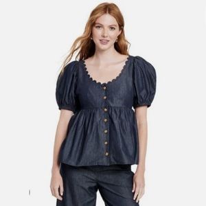 KiKi Vargas Denim Top